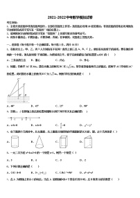 江苏省宿迁市名校2021-2022学年中考数学模拟精编试卷含解析