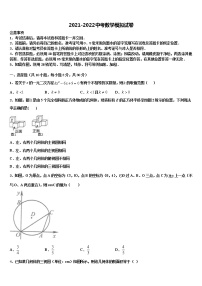 江苏省宿迁市泗阳县重点名校2022年中考一模数学试题含解析