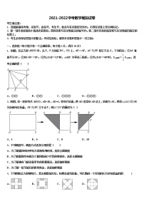 江苏泰州地区达标名校2021-2022学年中考数学模拟预测试卷含解析