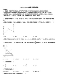 江西省上饶市余干县重点达标名校2021-2022学年中考数学适应性模拟试题含解析