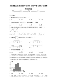 山东省临沂市费县第二中学2021-2022学年七年级下学期期末数学试题(含答案)