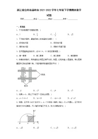 浙江省台州市温岭市2021-2022学年七年级下学期期末数学试题(含答案)