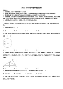 辽宁省沈阳市126中学2022年中考数学对点突破模拟试卷含解析