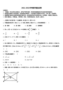 辽宁省辽阳县重点名校2021-2022学年中考二模数学试题含解析