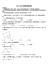 宁夏固原市西吉县2022年中考数学最后冲刺模拟试卷含解析