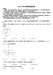 山东临沂经济开发区市级名校2021-2022学年中考数学模拟预测题含解析