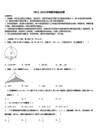 山东省莱州市2022年初中数学毕业考试模拟冲刺卷含解析