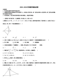 山东省枣庄市第三十二中学2021-2022学年中考数学猜题卷含解析
