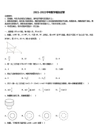 山西省（太原大同晋城运城临汾地区公立校2022年中考数学对点突破模拟试卷含解析