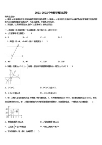 山西省太原五十三中学2022年中考数学对点突破模拟试卷含解析