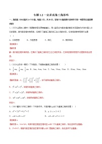 北师大版八年级上册2 一定是直角三角形吗精练