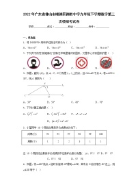 2022年广东省佛山市顺德区德胜中学九年级下学期数学第三次模拟考试卷(含答案)