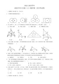 江苏省南京民办求真中学2022-2023学年上学期八年级月考数学试卷