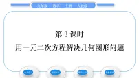人教版九年级上册21.1 一元二次方程习题ppt课件