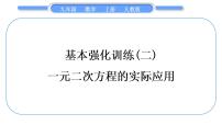 人教版九年级上册21.1 一元二次方程习题ppt课件