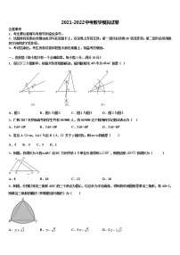 上海市虹口区重点名校2022年中考三模数学试题含解析