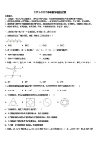 四川省巴中市南江县2021-2022学年中考数学仿真试卷含解析