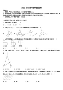 四川省成都市泡桐树中学2022年中考二模数学试题含解析