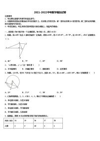 陕西省延安市延长县达标名校2021-2022学年中考数学模拟精编试卷含解析