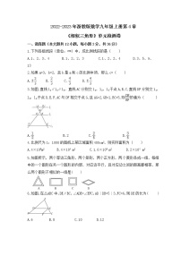 2020-2021学年第4章 相似三角形综合与测试精练