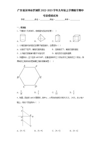 广东省深圳市罗湖区2022-2023学年九年级上学期数学期中考前模拟试卷(含答案)