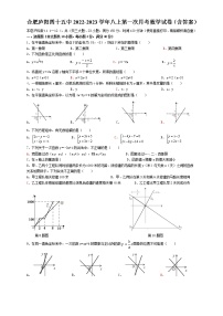 安徽省合肥市第四十五中学2022-2023学年八年级上学期月考数学试卷（10月份）(含答案)