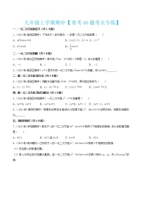 九年级上学期期中【常考60题考点专练】（九上全部内容）-2022-2023学年九年级数学上学期期中期末考点大串讲（苏科版）