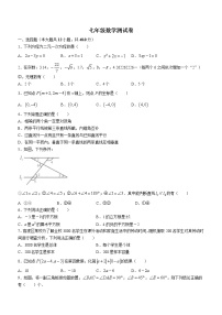 山东省德州市临邑县理合务镇中学2021-2022学年七年级下学期5月月考数学试题(含答案)