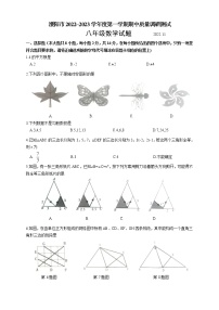 江苏省常州市溧阳市2022-2023学年八年级上学期11月期中质量调研测试数学试题(含答案)