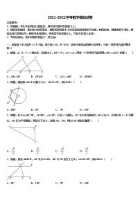 四川省马边彝族自治县2022年中考数学适应性模拟试题含解析