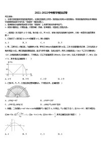 四川省南充市阆中学市重点名校2022年中考数学全真模拟试题含解析