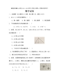 安徽省淮北市濉溪县濉溪县孙疃中心学校2022-2023学年八年级上学期11月期中数学试题(含答案)