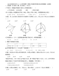 广东省汕头市林百欣中学2022-2023学年九年级上学期 数学科期中综合素质摸查试题 (含答案)