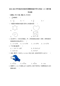 重庆市南岸区珊瑚初级中学2022-2023学年九年级上学期期中数学试卷(含答案)