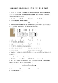 2022-2023学年北京市通州区七年级（上）期中数学试卷（含答案解析）