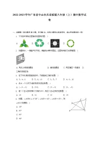 广东省中山市共进联盟2022-2023学年 八年级 上学期期中数学试卷(含答案)