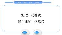 数学七年级上册第三章 整式及其加减3.2 代数式习题课件ppt