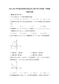 湖北省黄冈市浠水县兰溪镇兰溪初级中学2022-2023学年九年级上学期期中数学试卷(含答案)