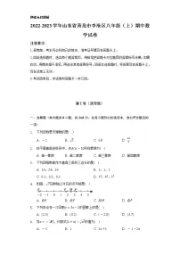 2022-2023学年山东省青岛市李沧区八年级（上）期中数学试卷（含解析）