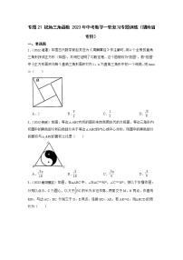 专题21 锐角三角函数 2023年中考数学一轮复习专题训练（湖南省专用）