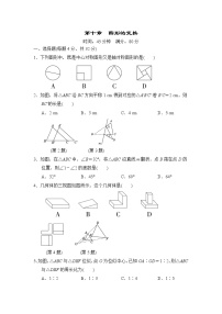 中考数学复习第十章图形的变换小测含答案