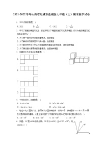 2021-2022学年山西省运城市盐湖区七年级（上）期末数学试卷（含答案解析）