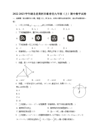 _湖北省黄冈市蕲春县2022-2023学年九年级上学期期中数学试卷(含答案)