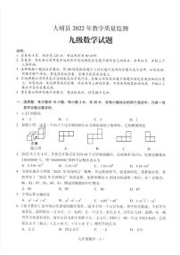 广东省梅州市大埔县2021-2022学年九年级下学期期中教学质量监测数学试题