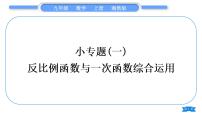 初中数学湘教版九年级上册第1章 反比例函数综合与测试习题ppt课件