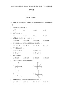 辽宁省沈阳市法库县2022-2023学年八年级上学期期中数学试卷(含答案)