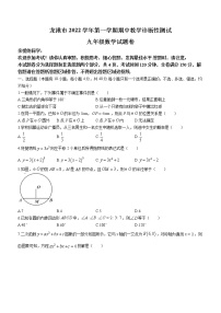 浙江省温州市龙港市2022-2023学年九年级上学期期中数学试题(含答案)