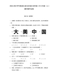 2022-2023学年黑龙江省齐齐哈尔市拜泉三中八年级（上）期中数学试卷（含解析）