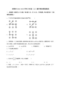 河南省济源市2022-2023学年八年级（上）数学期末模拟测试（含答案及详解）