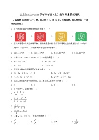 河南省沈丘县2022-2023学年八年级（上）数学期末模拟测试（含答案及详解）